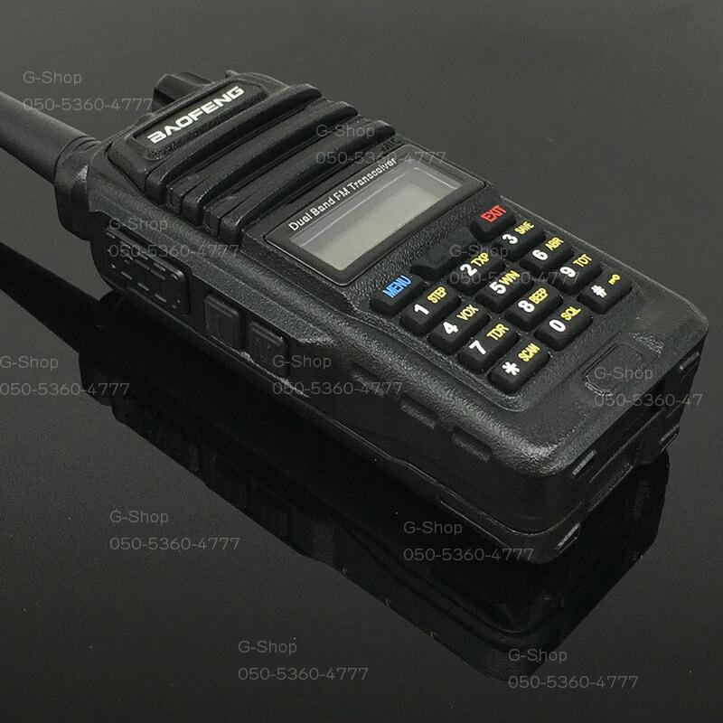 本体IP67完全防水 専用防水イヤホン付 8W出力VHF UHF BAOFENG UV-5R UV