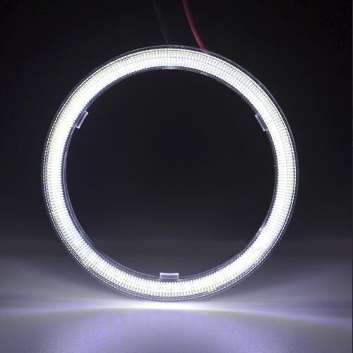 高輝度 COB 面発光 白 ホワイト LED イカリング カバー付 110mm 2個
