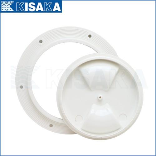 ハッチ カバー ボート 点検口 丸形 マリンハッチ 4インチ 白 ふた 蓋