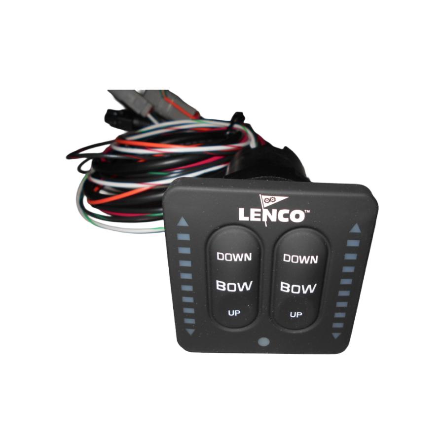 電動トリムタブキット用 防水 スイッチ＆コントロールボックスキット LED付 15170-001 LENCO レンコの画像