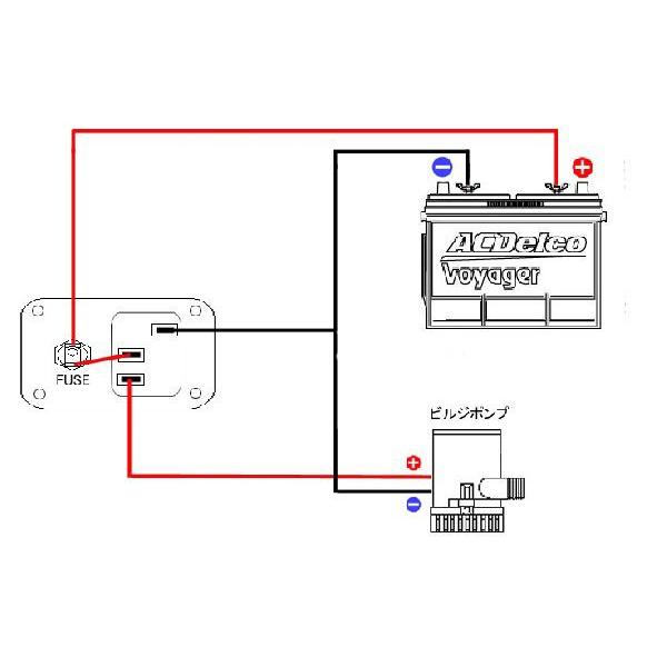 2way ダッシュスイッチ ビルジポンプ用 ON-OFF パネルスイッチ ジョンソンポンプ｜kisaka-direct｜02