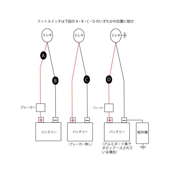 ハンドコン エレキ用 フットスイッチ トローリングモーター ハンドコン エレキ用 フットスイッチ トローリングモーター