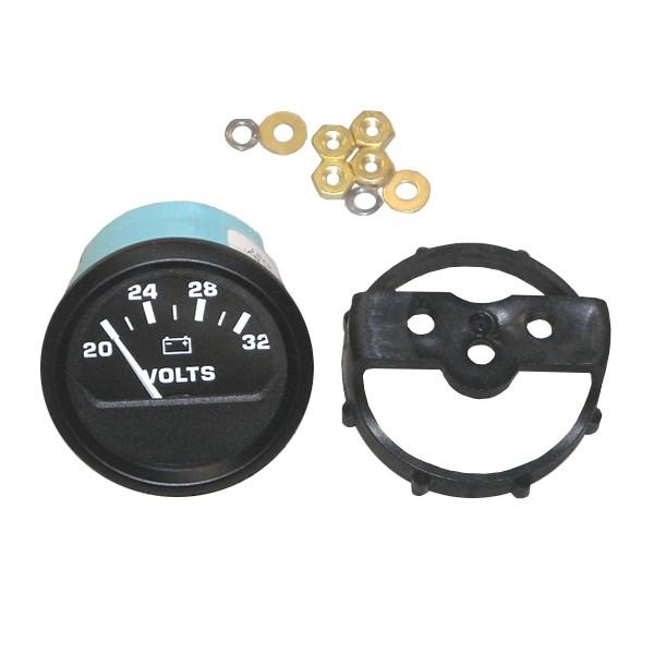 ボルトメーター 電圧計 24V ユーロブラック Faria ファリア : キサカ