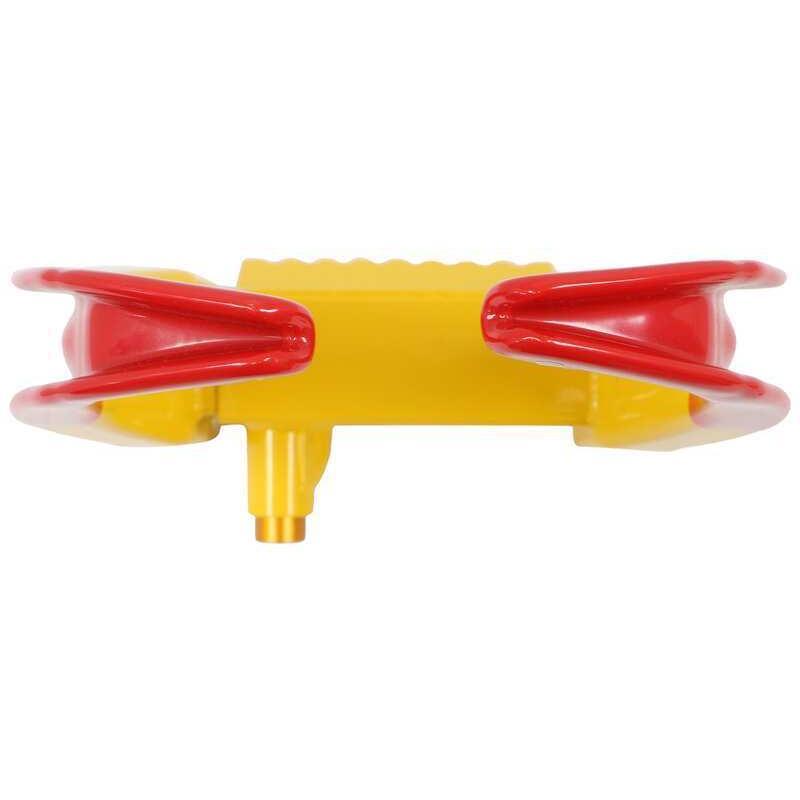 TRIMAX タイヤロック 赤・黄　TCL65 Amazon.com: Trimax TCL65 - Trailer Wheel Lock - Fits 6