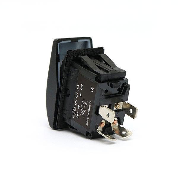 防滴ロッカースイッチ ON-OFF 12V 16A インジケーターライト付