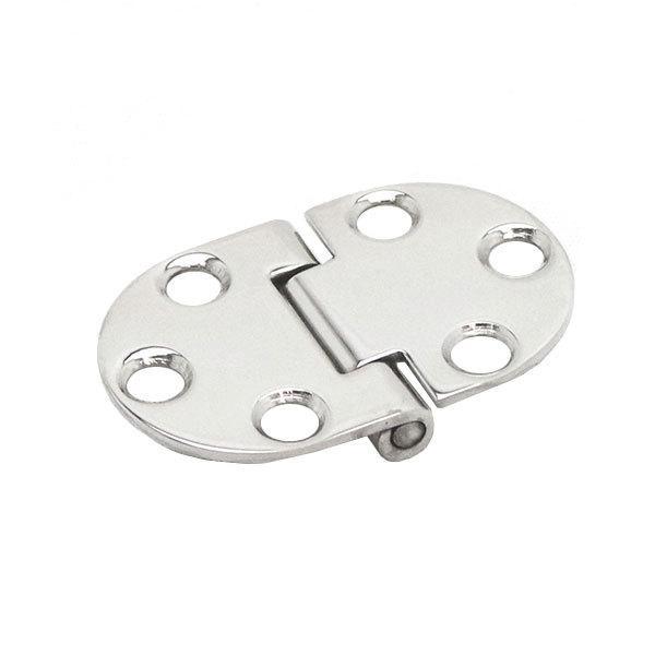 蝶番ステンレス ヒンジ デッキ ハッチ 金具 全長46.5mm 180度 丁番