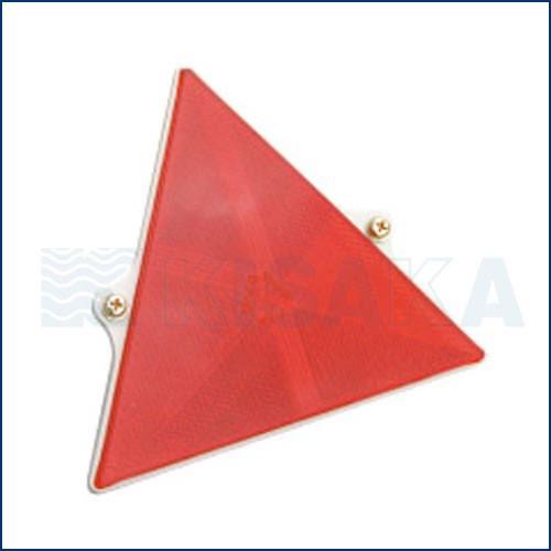 三角反射板 横止め リフレクター 横穴タイプ 三角板 トレーラー パーツ