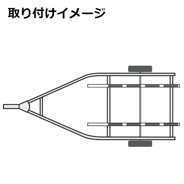 トレーラー用レール 8ケ入り バンクスリック ジェット 水上バイク