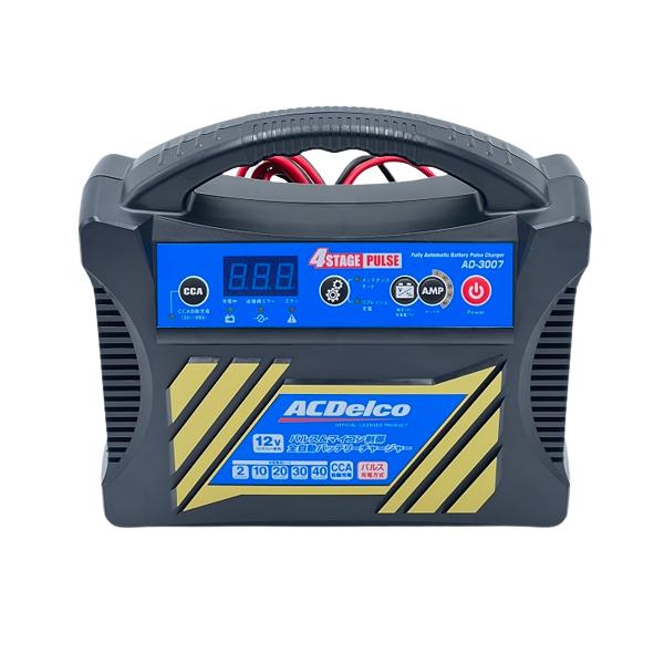 ACデルコ  バッテリー充電器 バッテリーチャージャー 12V 40A 自動 100V AD-3007の画像