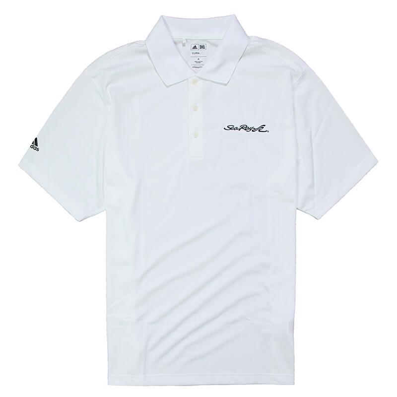 adidas ホワイト ポロシャツ adidas メンズ 半袖 ポロシャツ ホワイト 白 ゴルフウェア
