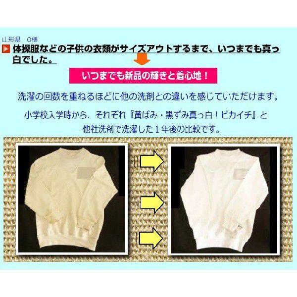 プロ秘伝の洗剤！無リン「黄ばみ・黒ずみ真っ白！ピカイチ」お徳用1.5 
