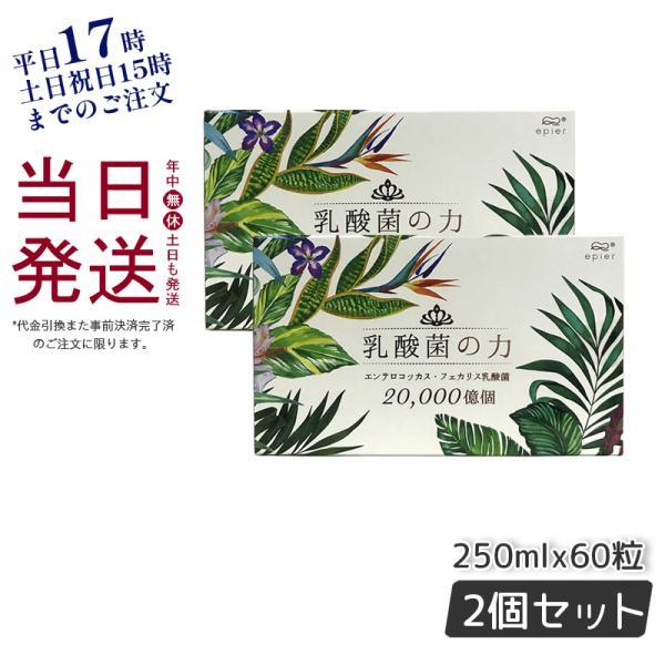 エピエ 乳酸菌の力 epier FLORA COLLECTION 20000億個 250mg×60粒 お得  