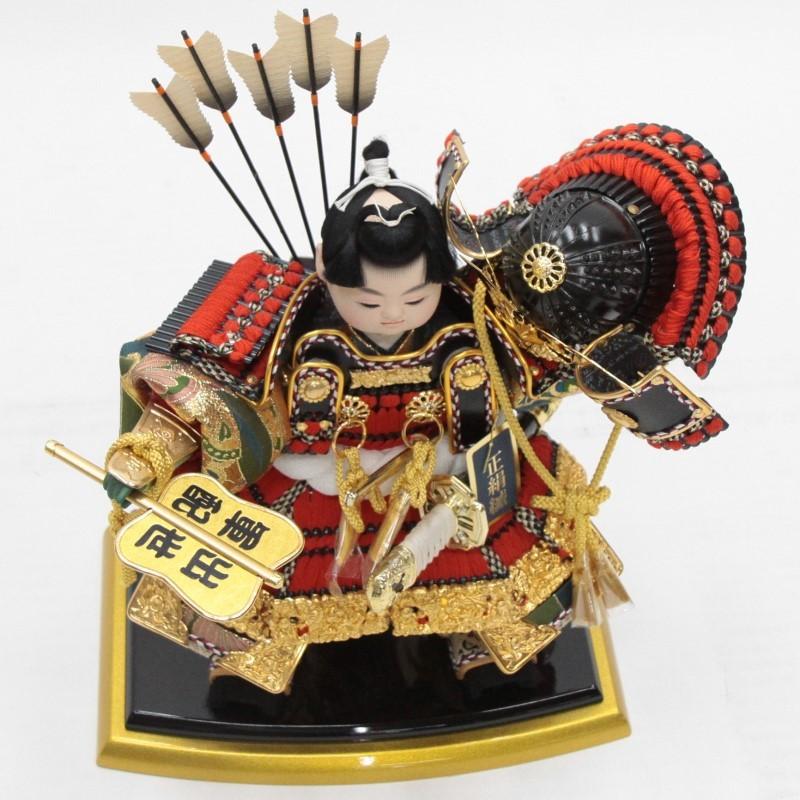 爆売りセール開催中 アウトレット品 五月人形子ども大将 単品 6号 桃太郎 赤 鎧着大将 若武者人形 22a Ya 2448 East Wind Jp