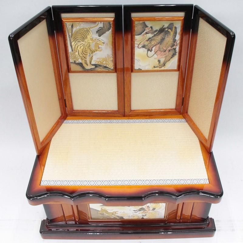 五月人形用　台と屏風のセット　18号 五月人形用 台と屏風のセット 18号 雛人形・五月人形 台屏風セット他