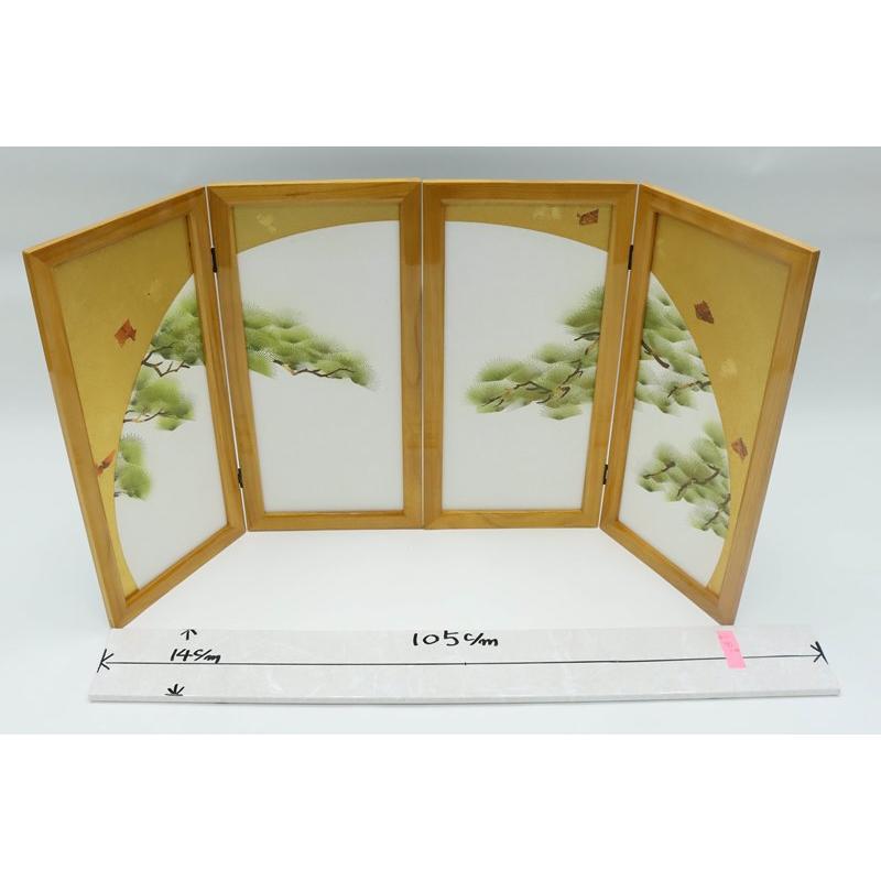 アウトレット品 屏風 屏風のみ 20号 二曲一双屏屏風530821-20 静寂 木目 23a-ya-0325_2