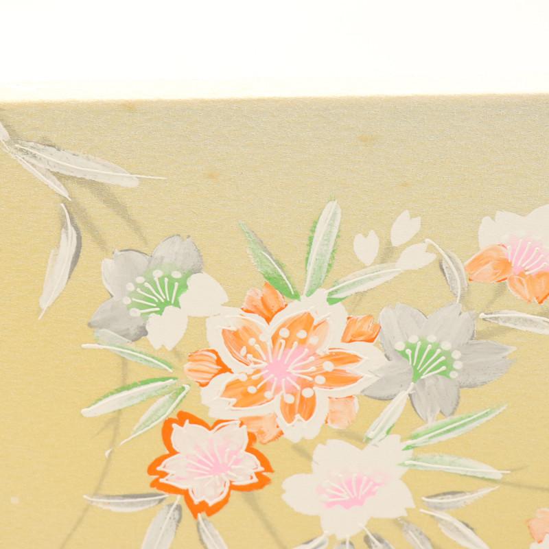 アウトレット品 インテリア 屏風単品 12号 手書き イエロー 本仕立三曲 25a-ya-0117_7