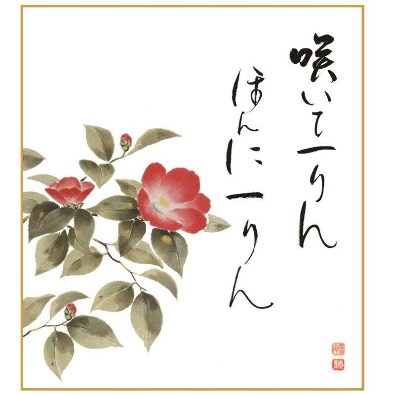 色紙絵 寒椿 [K5-028D]（代引き不可） | 