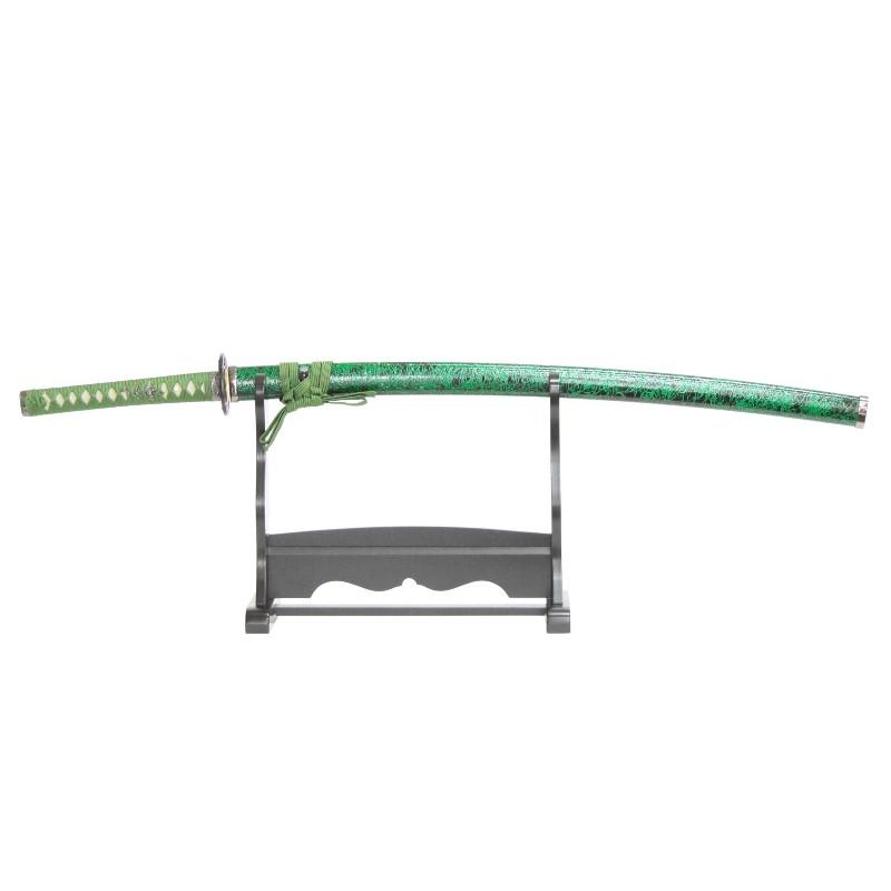 模造刀 雲シリーズ 緑雲 掛け台・刀袋付 大刀 竜刀身 neu059l 日本刀 美術刀剣 おもちゃ 通販 代引き不可