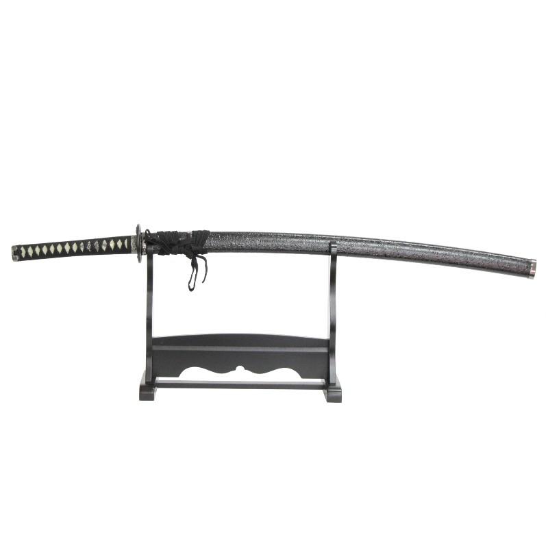 模造刀 雲シリーズ 黒雲 掛け台・刀袋付 大刀 竜刀身 neu076l 日本刀 美術刀剣 おもちゃ 通販 代引き不可