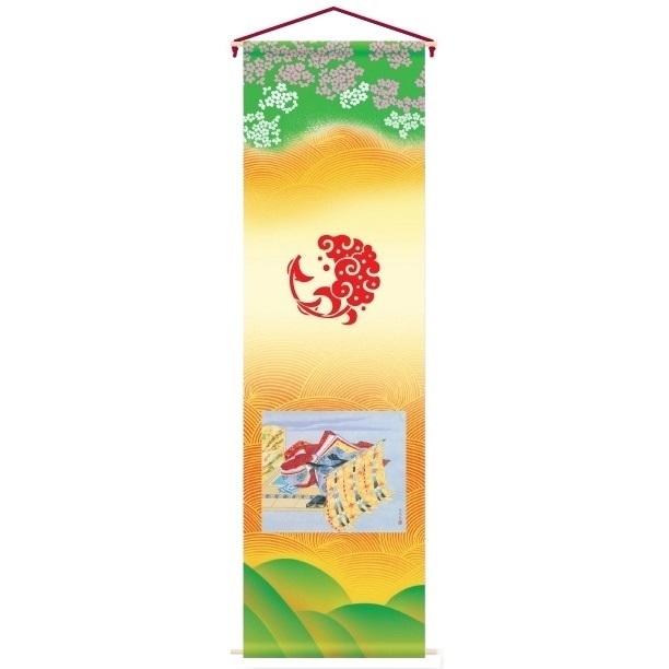三月用タペストリー 花個紋のみ 室内幟 姫 大 単品 152845