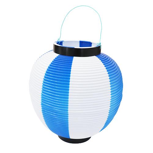 ポリ提灯 青白(1個） : お祭り問屋の岸ゴム - 通販 - Yahoo!ショッピング