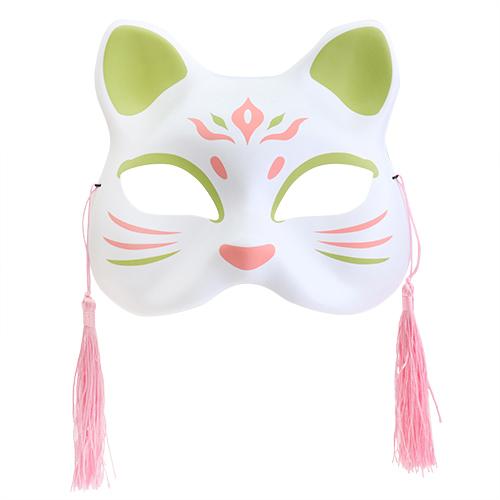 お祭り♡うさぎちゃん♡猫お面 お面 猫面 十八/桃菓(6枚） : お祭り問屋の岸ゴム - 通販 - Yahoo