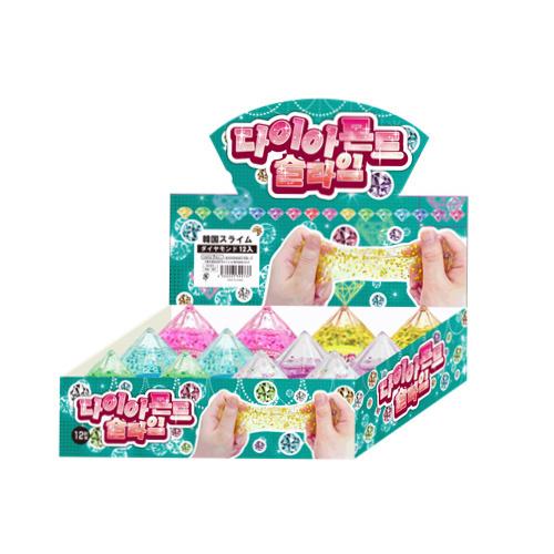 韓国スライム ダイヤモンド(12個)-C2L2《縁日 景品 祭り おもちゃ くじ》|kishi-gum|03