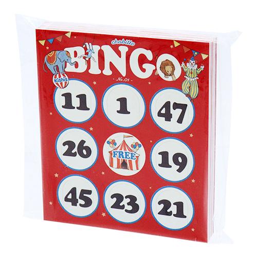 ちょびっとビンゴ（48枚入）(1束）スピードビンゴ 時短 9マス {縁日