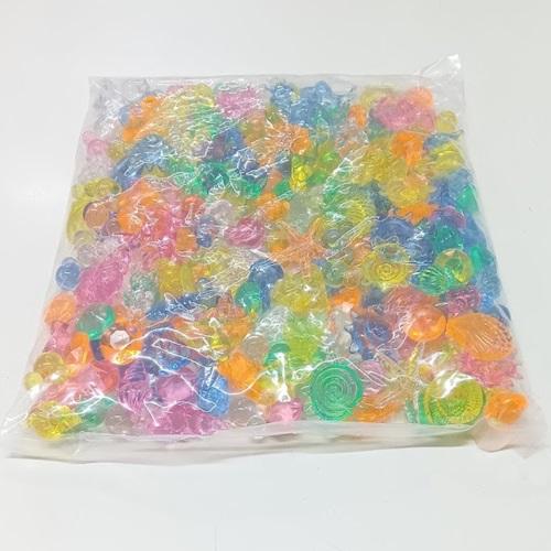 アクリルアイス 宝石すくい 蛍光クリアスタンダードMIX 1kg (1袋