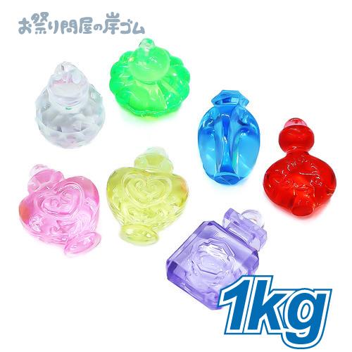 アクリルアイス 宝石すくい 蛍光クリア ミニボトル 1kg(1袋) おもちゃ
