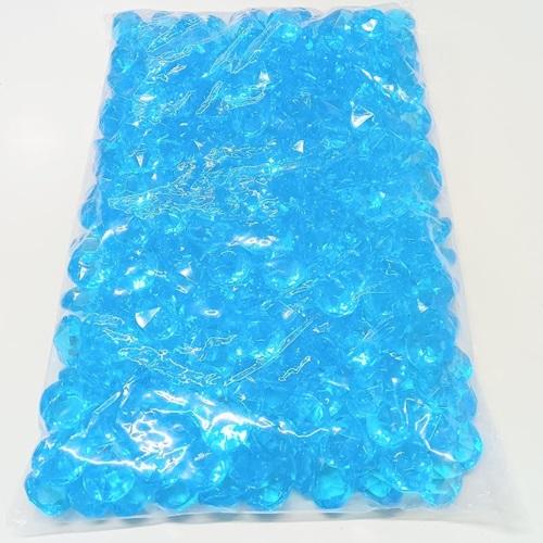 アクリルアイス 宝石すくい ダイヤモンド 蛍光クリア ブルー 1kg(1袋
