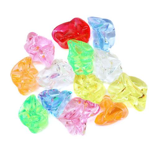 アクリルアイス 宝石すくい ロック 蛍光クリア ミックス 1kg (1袋