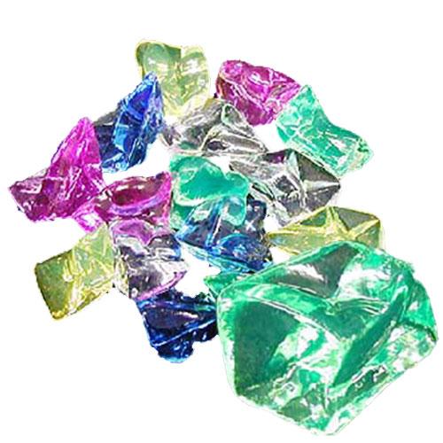 アクリルアイス 宝石すくい ロック 蛍光クリア ミックス 1kg (1袋