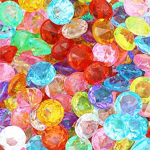 アクリルアイス ダイヤモンド 蛍光クリア ミックス 1kg(1袋) 宝石