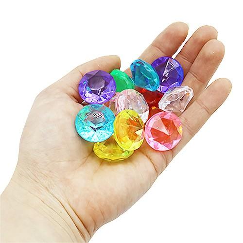 カラフルな宝石型プラスチック　アクリルアイス　ダイヤモンド Amazon.co.jp: 200個 プラスチック 宝石 氷粒 カラフルな石 宝石