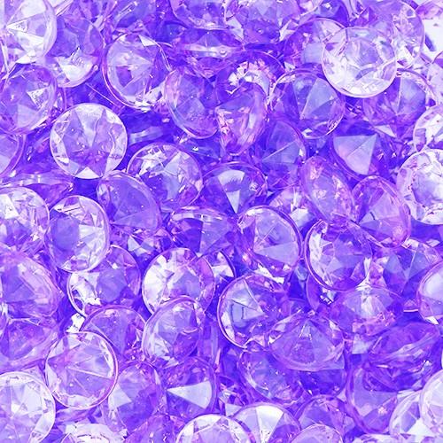 アクリルアイス ダイヤモンド 蛍光クリア パープル（1kg） : お祭り