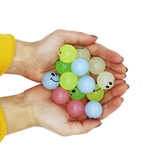 信頼 光る スーパーボール 光るニコニコ 27mm 100個 C2a7 幼稚園 夏祭り 景品 子供会 縁日 祭り Wantannas Go Id