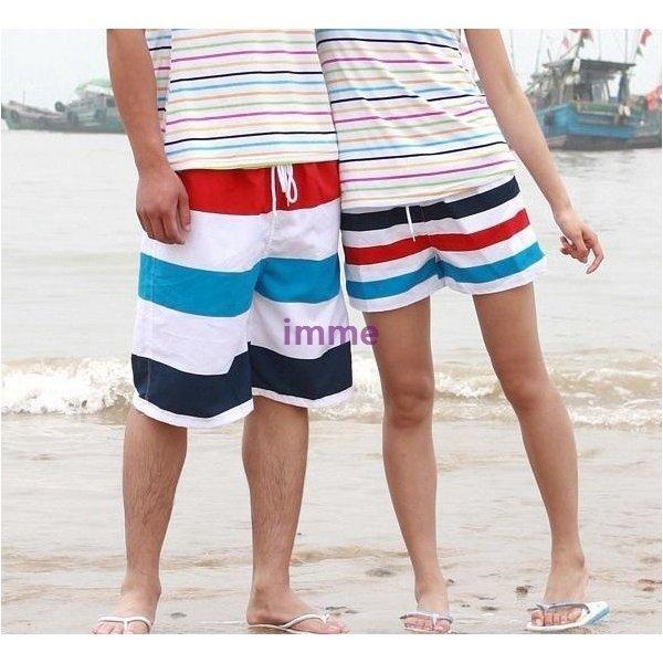 ハイクオリティ ペアルック サーフパンツ カップルお揃い 海パン ホットパンツ ビキニと レディス メンズ ビーチウェア ルームウェア 短パン Quran Unv Edu Sd