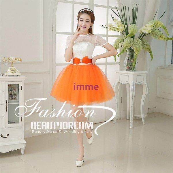 有名ブランド 豪華カラードレス ウェディングドレス 花嫁ミニドレス 高級ドレス 可愛い花 ウエディングドレス 極めて豪華 可愛い姫系 Hs1681 カラードレス サイズ M Ternamedical Org