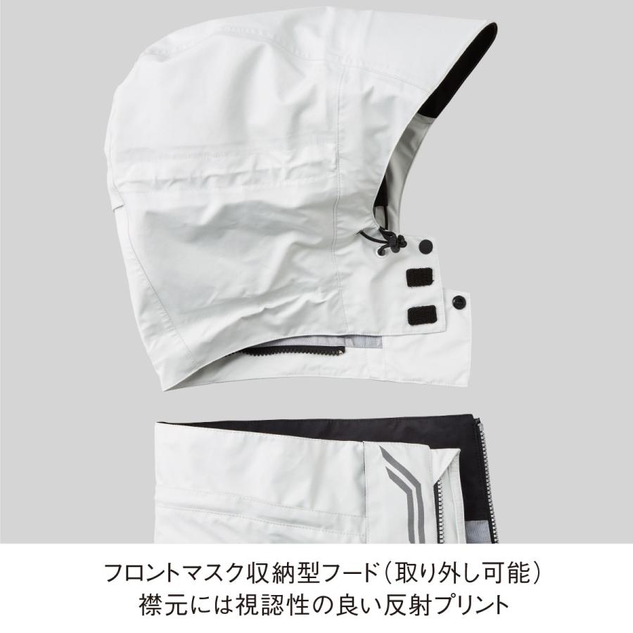 VARIVAS（バリバス） ドライアーマー レインスーツ VARS-11 グレー L