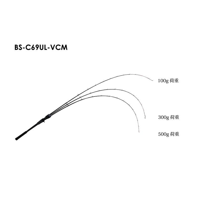 JACKALL（ジャッカル） ビンビンスティック BS-C69UL-VCM