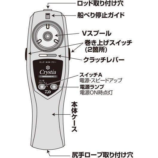 DAIWA（ダイワ） クリスティア ワカサギ E ホワイト : アングラーズ
