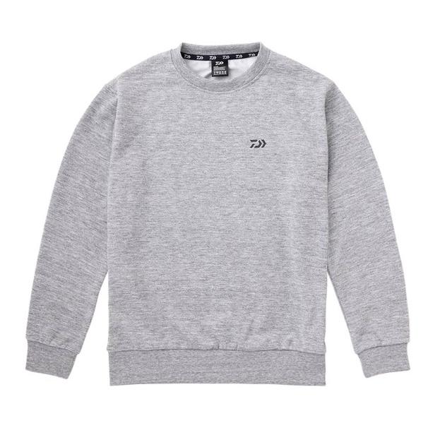ダイワ DE-8322 クルーネックスウェット カモメ フェザーグレー XL 