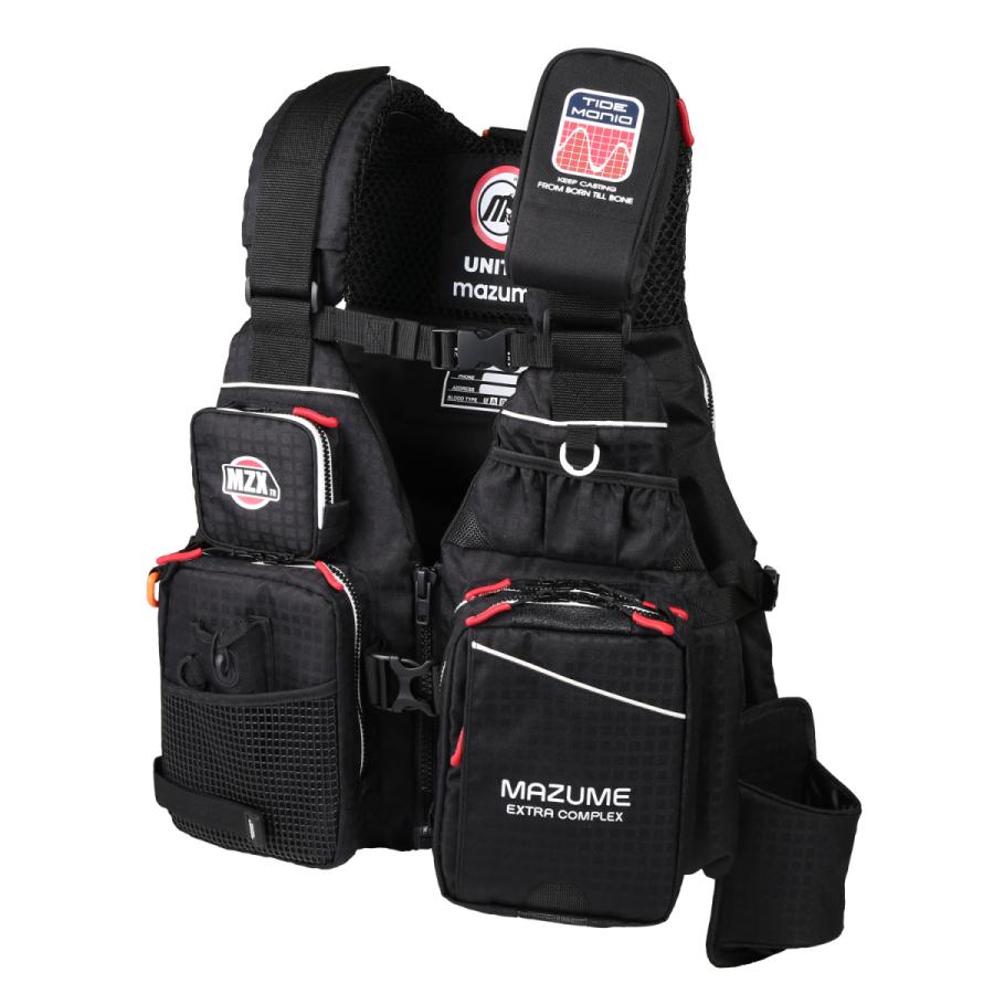 マズメ MZXLJ-089 MZX タイドマニアライフジャケット ブラック