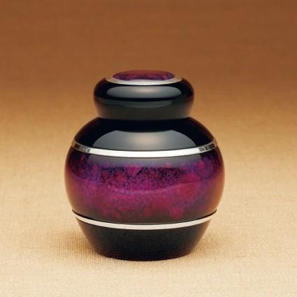 ソウルプチポット ミニ骨壺 まとう 七宝瑠璃 紫 : お仏壇・お ソウルプチポット ミニ骨壺 まとう 七宝瑠璃 紫 : お仏壇・お