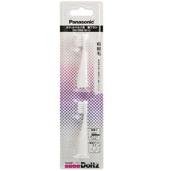 パナソニック 替えブラシ ポケットドルツ用極細毛ブラシ(白)(2本入
