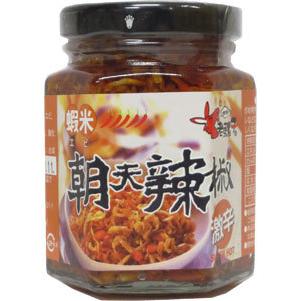日本産 老騾子 朝天辣椒 105g えび入り激辛調味料