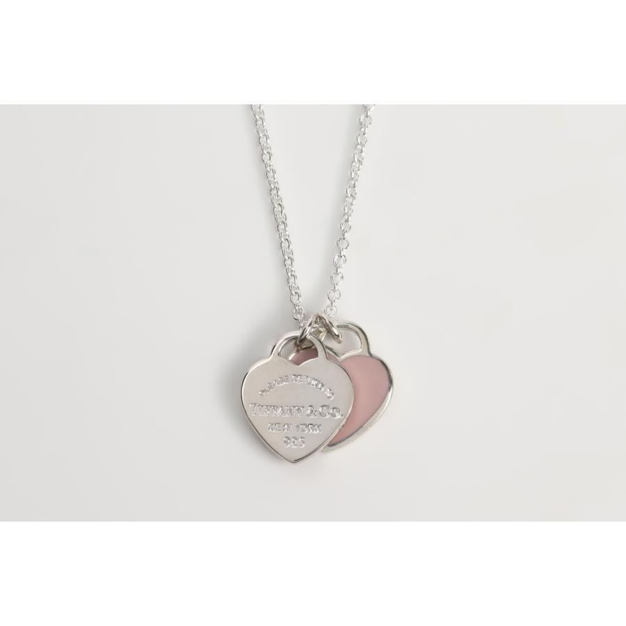 ペンダント  　レディース　プレゼント　ＴＩＦＦＡＮＹ＆ＣＯ. (ティファニー) リターントゥダブルハートペンダント（ミニ）ピンク 　 | TIFFANY&Co. | 01