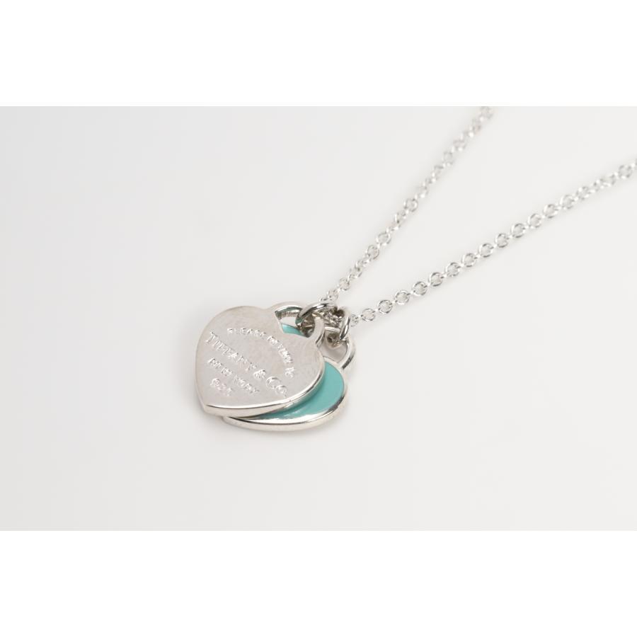 レディース　プレゼント　ＴＩＦＦＡＮＹ＆ＣＯ. (ティファニー) リターントゥダブルハートペンダント（ミニ）ブルー 　並行輸入品 | TIFFANY&Co. | 03