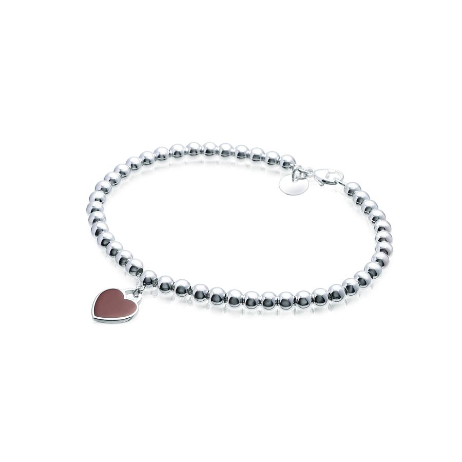 Return to Tiffany® Tiffany Blue® Heart Tag Bead Bracelet in